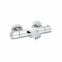 KLUDI OBJEKTA thermostat bathroom tap without shower set, chrome