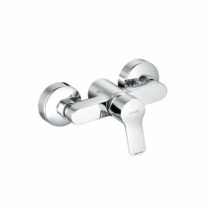 KLUDI PURE & EASY shower fitting, exposed pipework, chrome