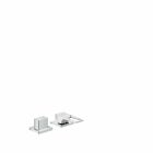 Hansgrohe Mitigeur de baignoire Metropol 2 trous, kit...