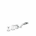 Hansgrohe 4-hole bath mixer tap Metropol Classic finished...