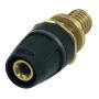 TECElogo adapter to TECEflex AG, brass