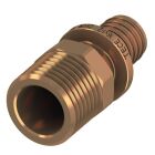 TECEflex, raccord de transition AG, bronze (16 mm x 3/4)