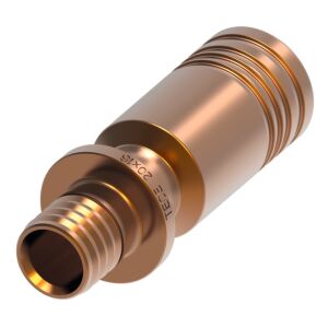 Adaptateur de raccordement TECEflex pour boîte hygiénique, bronze