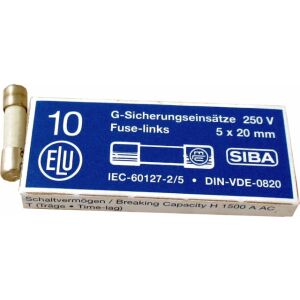 Wolf Sicherung Fein 2,5A Träge 250V 5x20mm