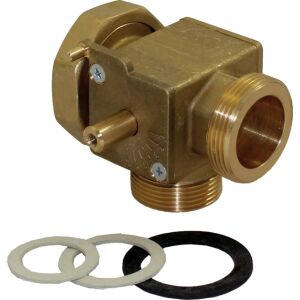 Wolf 3-way brass DN32 (with nut and seals)