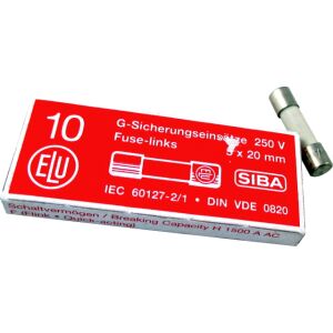 Wolf Sicherung Fein 4A Flink 250V 5x20mm (10 Stück), (ersetzt Art.-Nr. 2745700)