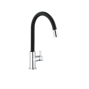 KLUDI BINGO STAR XS sink mixer, chrome/black matt