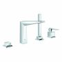 Grohe Allure Brilliant 4-hole bath mixer with hand shower Sena chrome