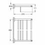 Grohe Essentials Multi bath towel rail 40800 604 mm (cool sunrise)