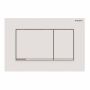 Geberit Sigma30 dual-flush actuator plate (matt white/chrome)