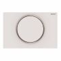 Geberit Sigma10 actuator plate for single-flush (matt white/chrome)