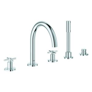 Комбинация за вана Grohe Atrio с 5 отвора (хром)