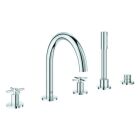 Комбинация за вана Grohe Atrio с 5 отвора (хром)