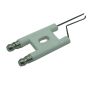 MHG ignition electrode block for gas burners and forced draught burners GZ2, W.Nr. 95.34036-1018