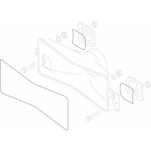 SIEGER spare part TTNR: 5321520 exhaust gas collector GE315 70002669 complete