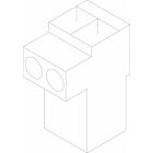 SIEGER spare part TTNR: 54912649 2-pole white AF terminal...