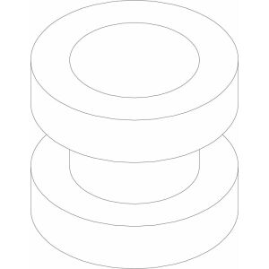 SIEGER Ersatzteil TTNR: 7098846 Aufhängeringe für Gebläse Set (6x)