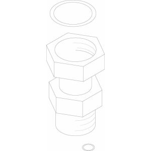 SIEGER Ersatzteil TTNR: 7100436 Distanzstück 3/4" mit Dichtung