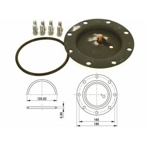 BOSCH Pezzo di ricambio TTNR: 7747004730 Coperchio del foro di ispezione DN120 everp