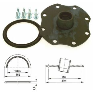 SIEGER Ersatzteil 7747029313 Handlochdeckel mit Muffe G1 1/2"