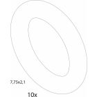 BOSCH Ersatzteil 87102050800 O-Ring 7,75x2,1 (10x)