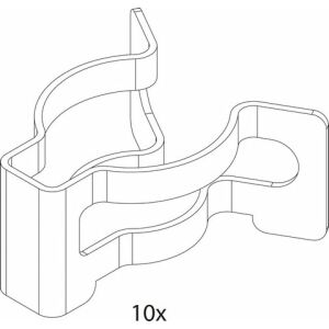 JU/BOSCH Ersatzteil TTNR: 87112000240 Klammer (10x)