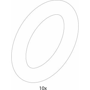 JU Pièce de rechange TTNR : 87161074370 Joint torique 12,5x3 WRAS / KTW (10x)