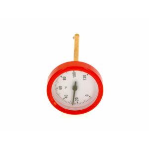 JU/SIEGER Ersatzteil TTNR: 87182214750 Thermometer rot NG50, 0-120 Grad C