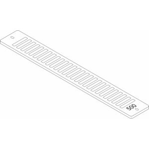 JU Ersatzteil TTNR: 87183402050 Aufsteckgitter 21S-500 RAL9016 everp