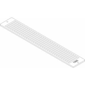 JU Ersatzteil TTNR: 87183403100 Aufsteckgitter 20/22-1000 RAL9016 everp