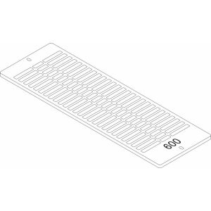 JU Ersatzteil TTNR: 87183404060 Aufsteckgitter 30/33-600 RAL9016 everp