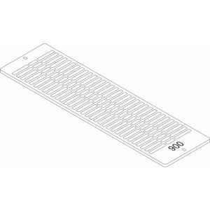 JU Ersatzteil TTNR: 87183404090 Aufsteckgitter 30/33-900 RAL9016 everp