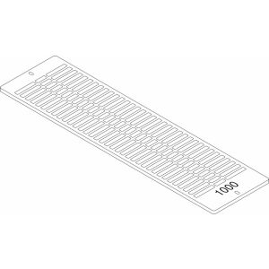 JU Ersatzteil TTNR: 87183404100 Aufsteckgitter 30/33-1000 RAL9016 everp