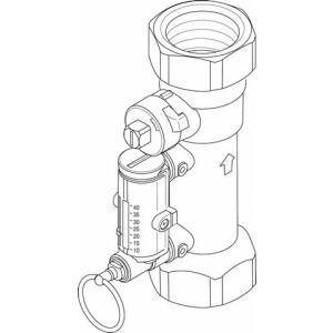 JU/BOSCH Pieza de repuesto TTNR: 87185320690 Caudalímetro 30-120 l/min