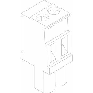 BOSCH Ersatzteil TTNR: 8718585563 Anschlussklemme 2-polig FZ gelb everp