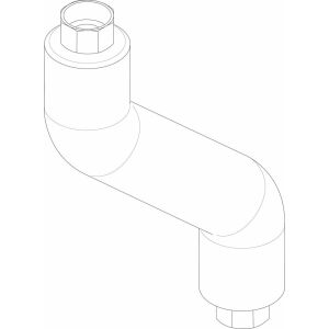 JU/BOSCH Ersatzteil TTNR: 8718594560 Anschlussrohr BSS2 / BSS5 G3/4 everp