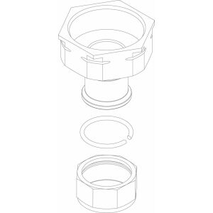 JU/BOSCH Ersatzteil TTNR: 87186454830 Adapter Set Pumpe