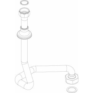 BOSCH Ersatzteil TTNR: 87186493520 Gasrohr vertikal