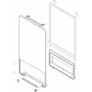 BOSCH Ersatzteil TTNR: 87186494730 Abdeckung schwarz