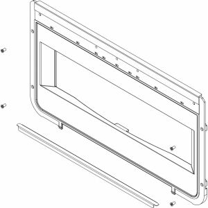 BOSCH Ersatzteil TTNR: 87186495570 Rahmen schwarz