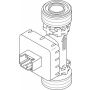 JU/BOSCH Pieza de repuesto TTNR: 87186636050 Sensor de caudal 2-40 incl. junta