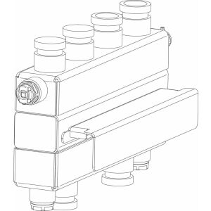 BOSCH Ersatzteil TTNR: 87186653200 Verteiler Weiche