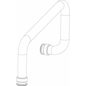 BOSCH Ersatzteil TTNR: 87186661140 Rohr 2 RL unten