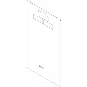 JU/BOSCH Ersatzteil TTNR: 87186663880 Abdeckung vorne