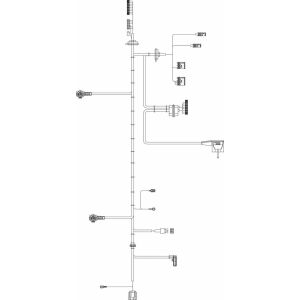 JU/BOSCH Ersatzteil TTNR: 87186678430 Kabelbaum 230V