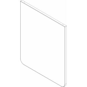 JU/BOSCH Ersatzteil TTNR: 87186683100 Blende Glas Speicher schwarz