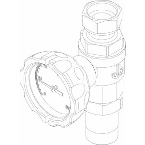 JU/BOSCH Ersatzteil TTNR: 87186687470 Absperrhahn VL Rückschlagklappe