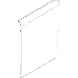 JU/BOSCH Ersatzteil TTNR: 87186690750 Blende Gerät rechts