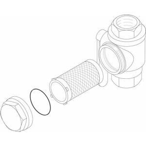 JU Ersatzteil TTNR: 8733702114 Filter Kugelhahn DN32