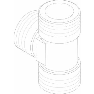 JU/BOSCH Ersatzteil TTNR: 8733703243 T-Stück G 1"